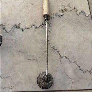 Vintage silver plated candle snuffer